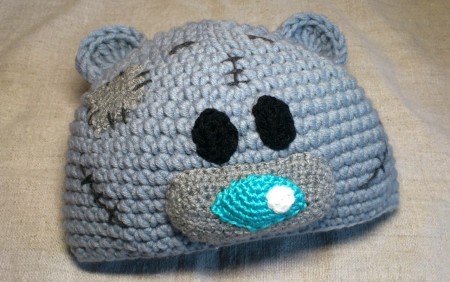 Teddy Bear Crochet Hat 